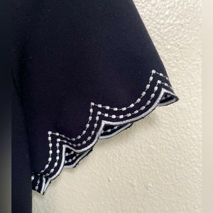 Ann Taylor Scallop Detail Dress